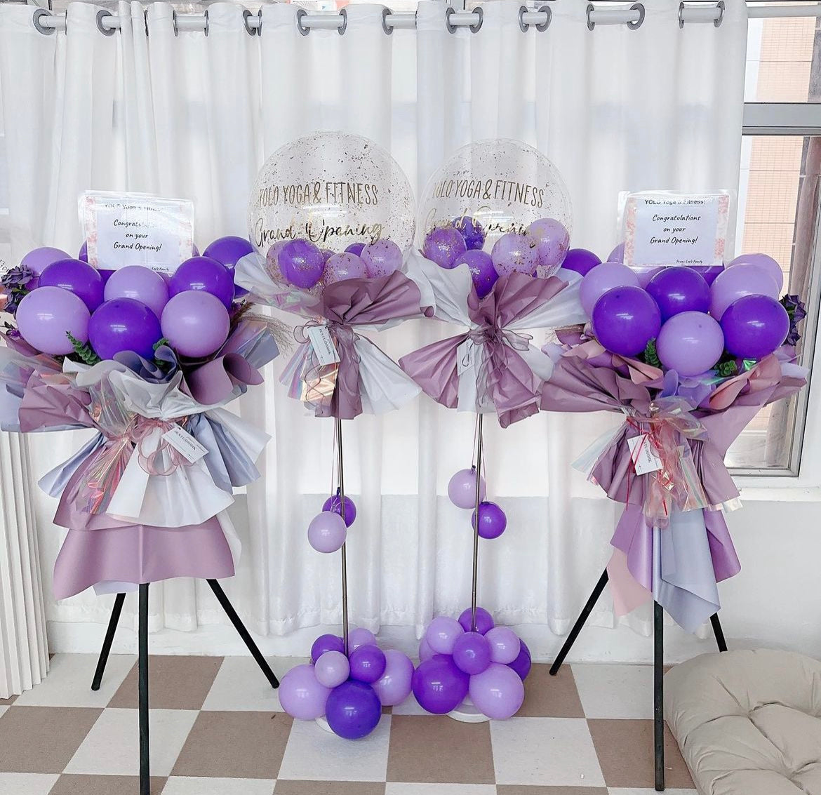 開張氣球花籃套裝Opening Balloon Bouquet Set