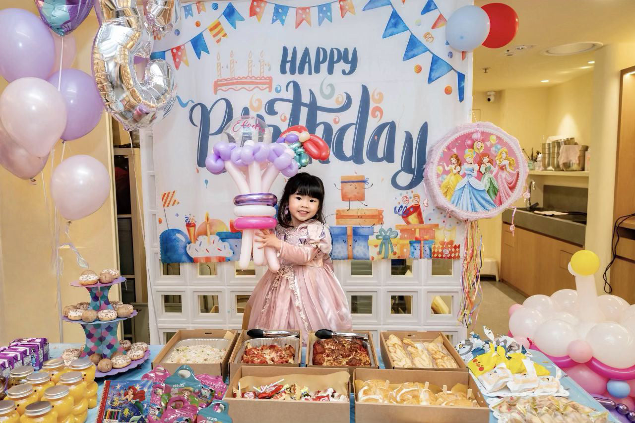 生日美人魚氣球花束Birthday Mermaid Balloon Bouquet