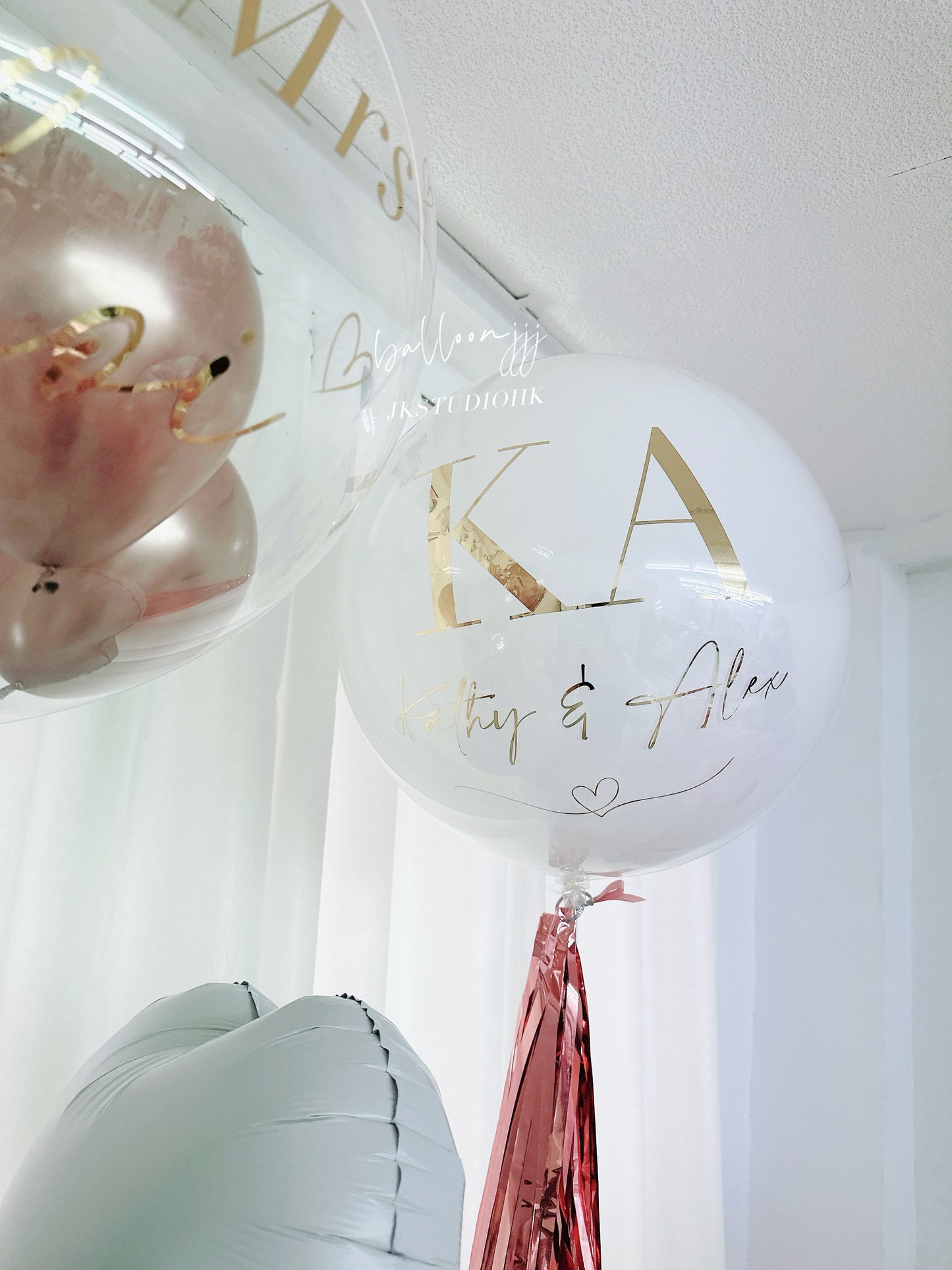 婚禮氣球串套裝 Wedding Balloon Bouquet Set