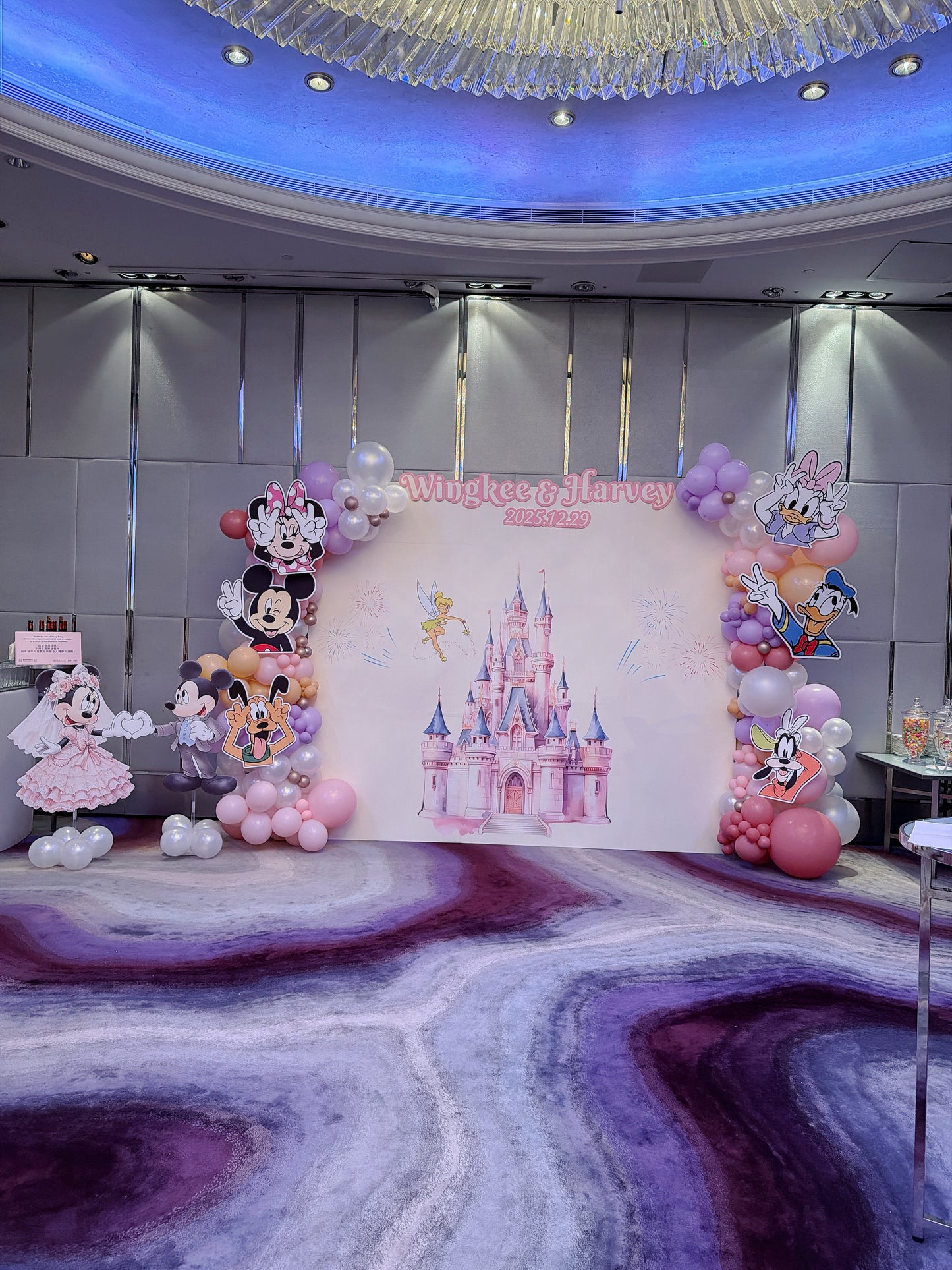 迪士尼主題婚禮氣球佈置Disney Wedding Balloon Deco