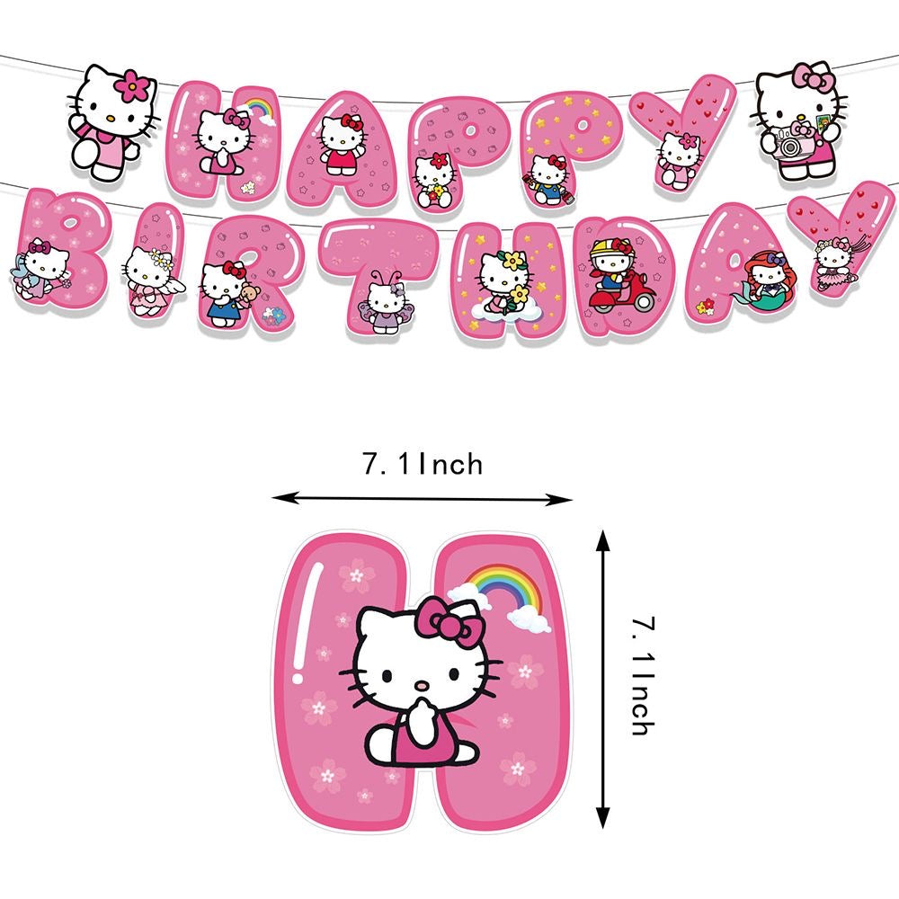Hello Kitty生日氣球材料包