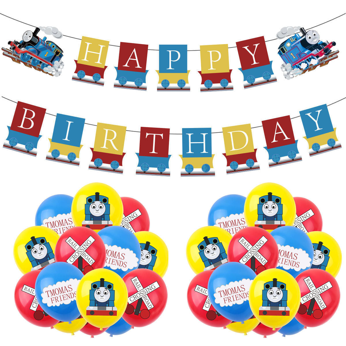Thomas生日氣球材料包 Balloon package