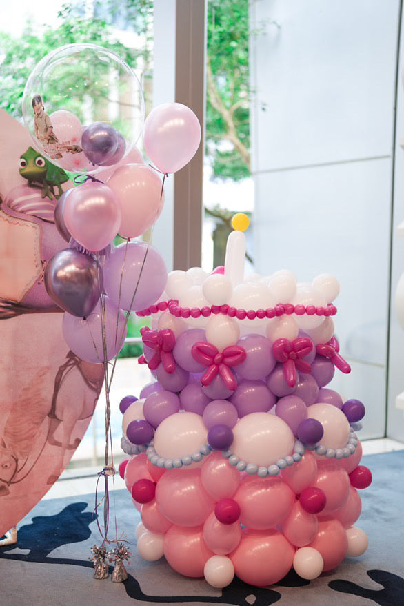 生日氣球蛋糕Birthday Cake Balloon Deco