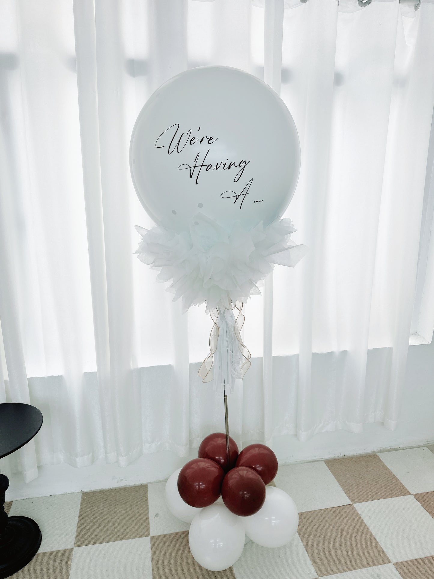性別揭曉氣球套裝套裝Baby Gender Reveal Balloon(Stand款)