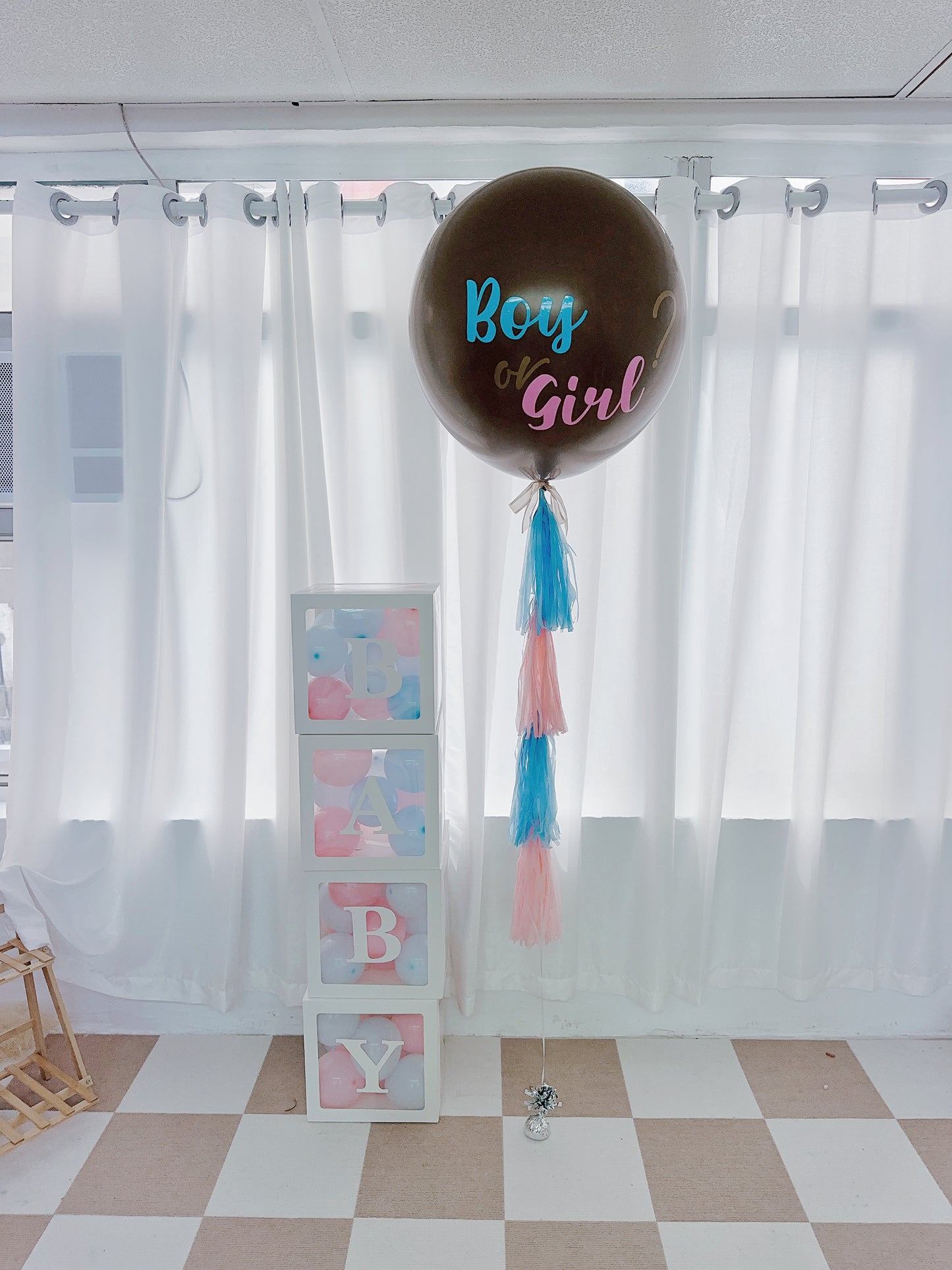 性別揭曉氣球套裝Baby Gender Reveal Balloon