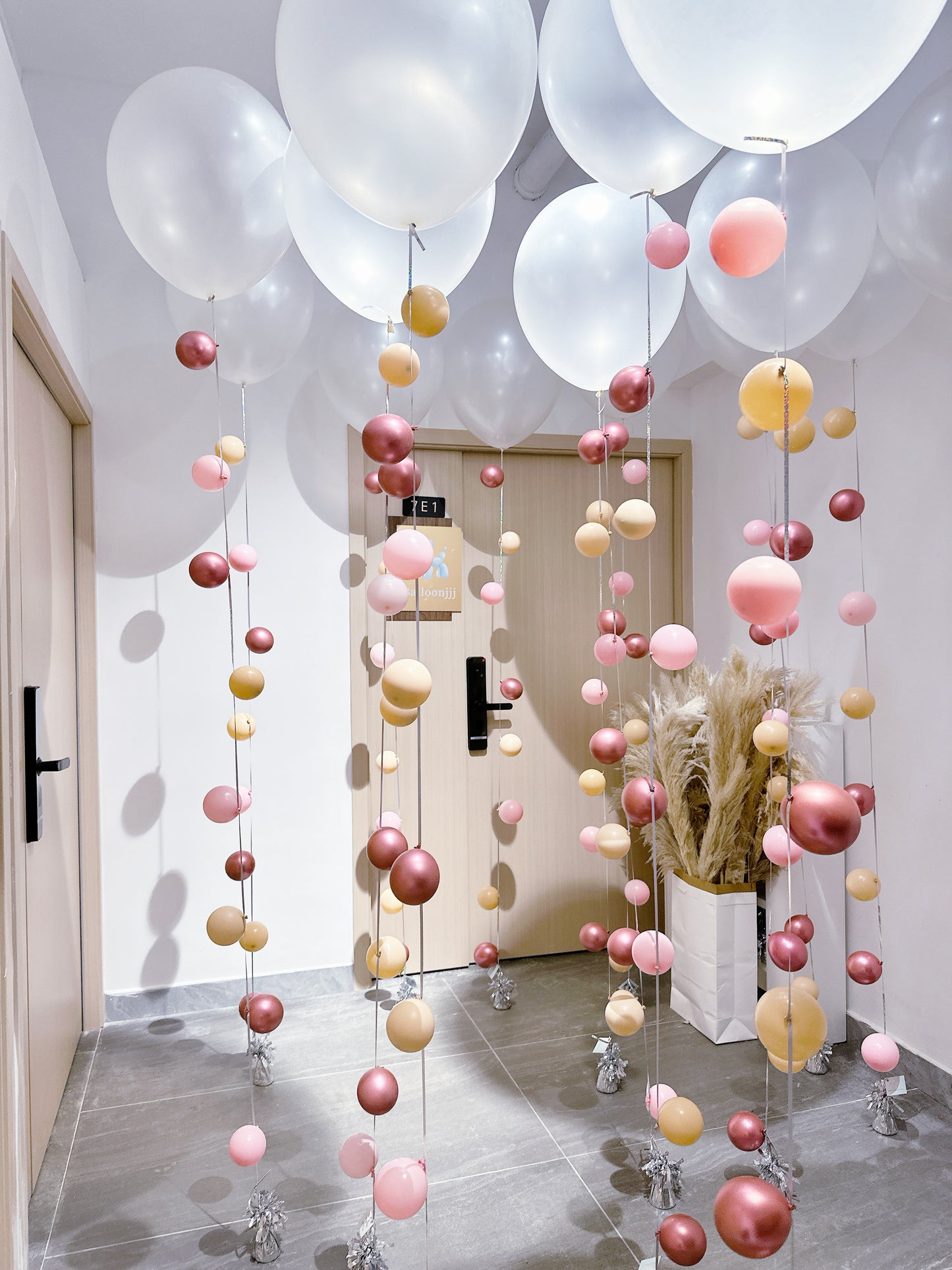 婚禮氣球串套裝 Wedding Balloon Bouquet Set
