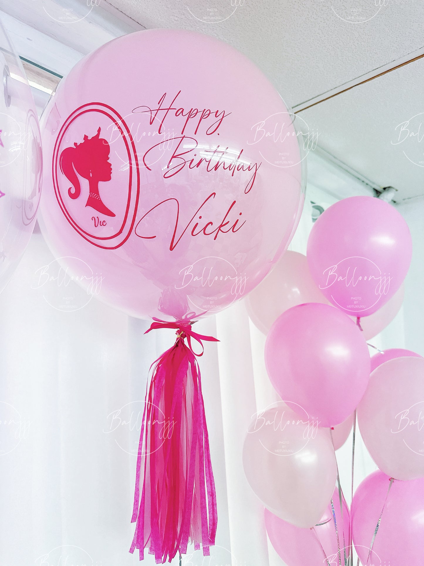 BARBIE主題畢業氣球串套裝Graduation Balloon Bouquet Set