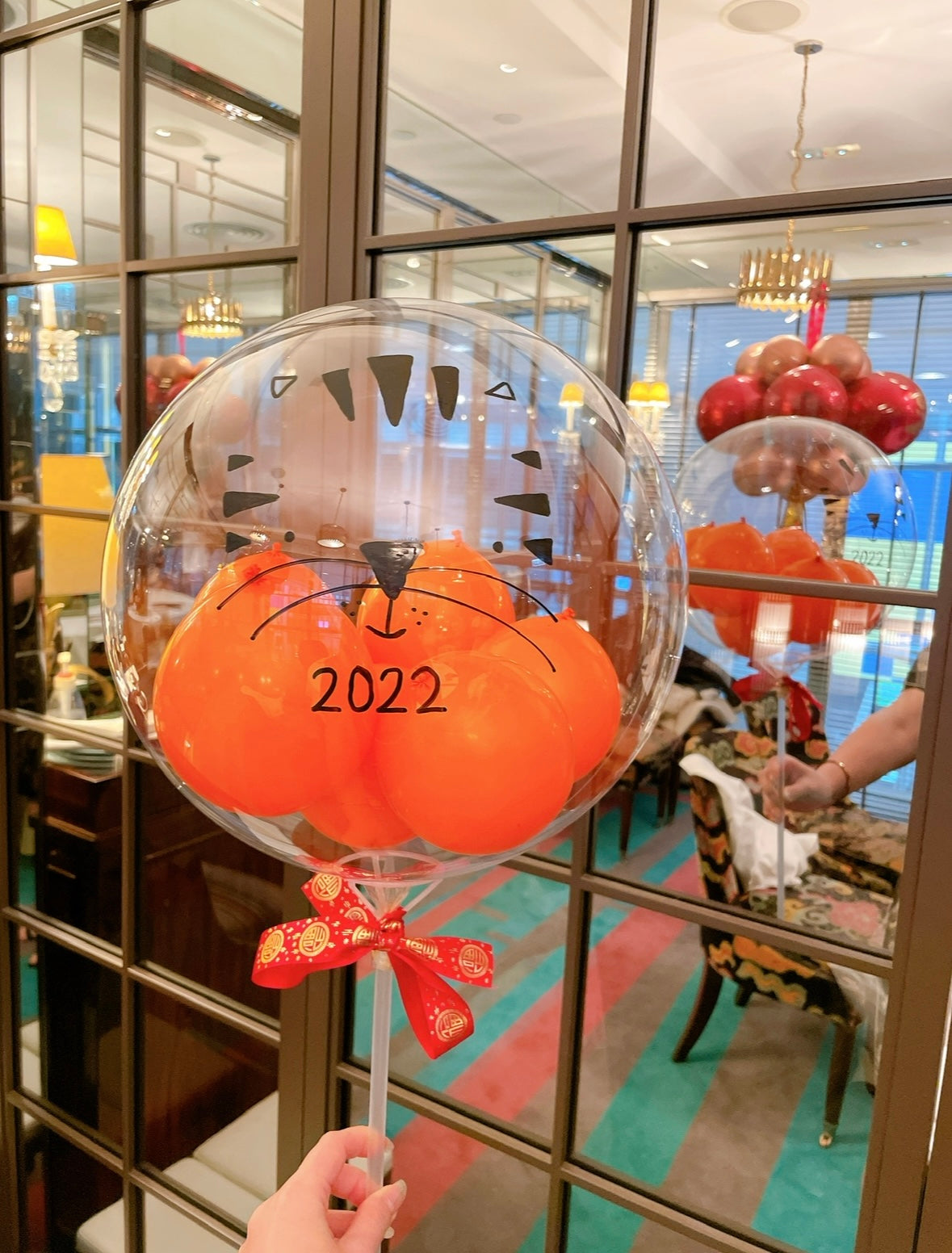 新年虎年手持氣球Customized Balloon Stick