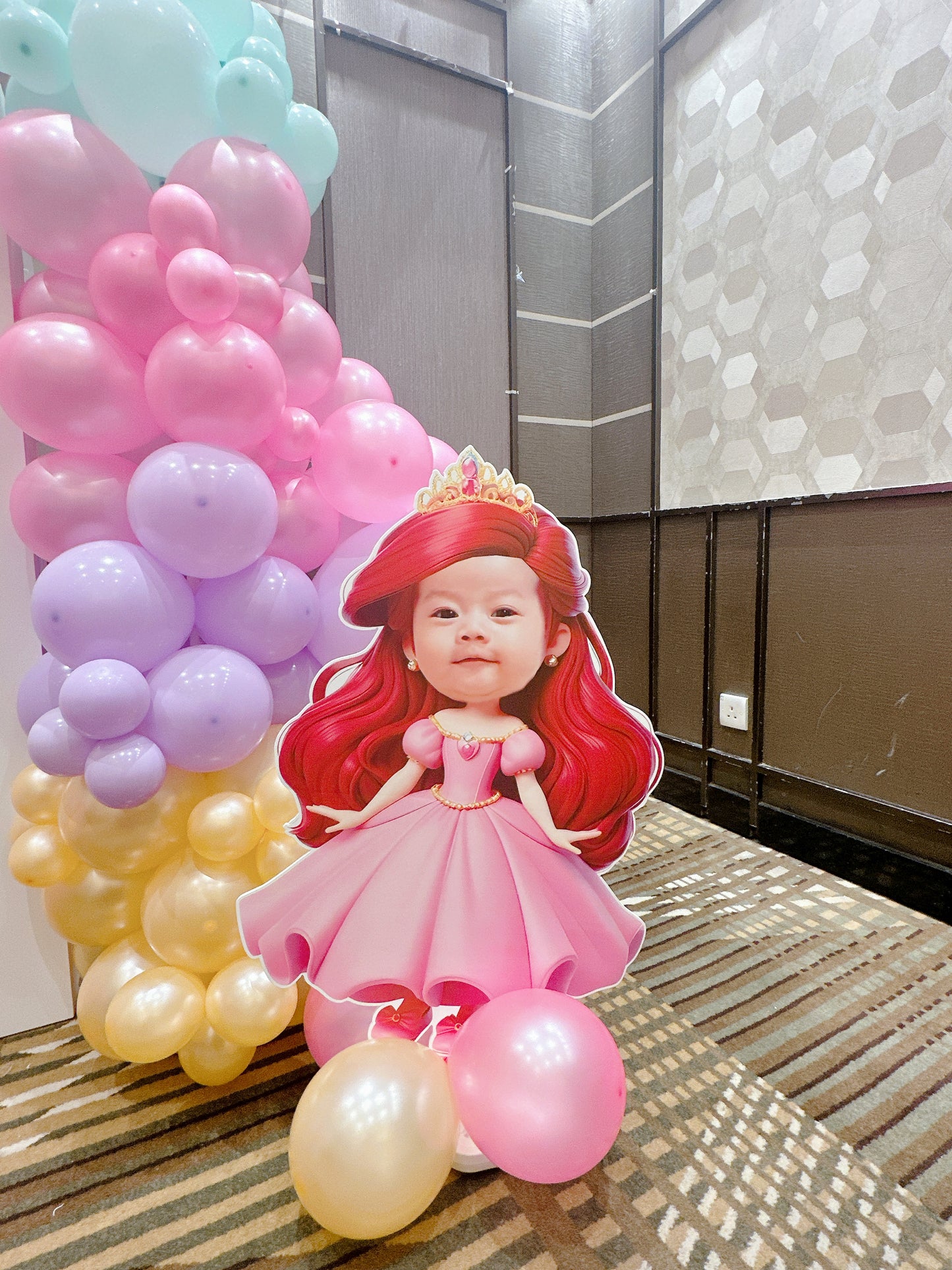 城堡百日宴佈置Castle 100 Days Balloon Deco