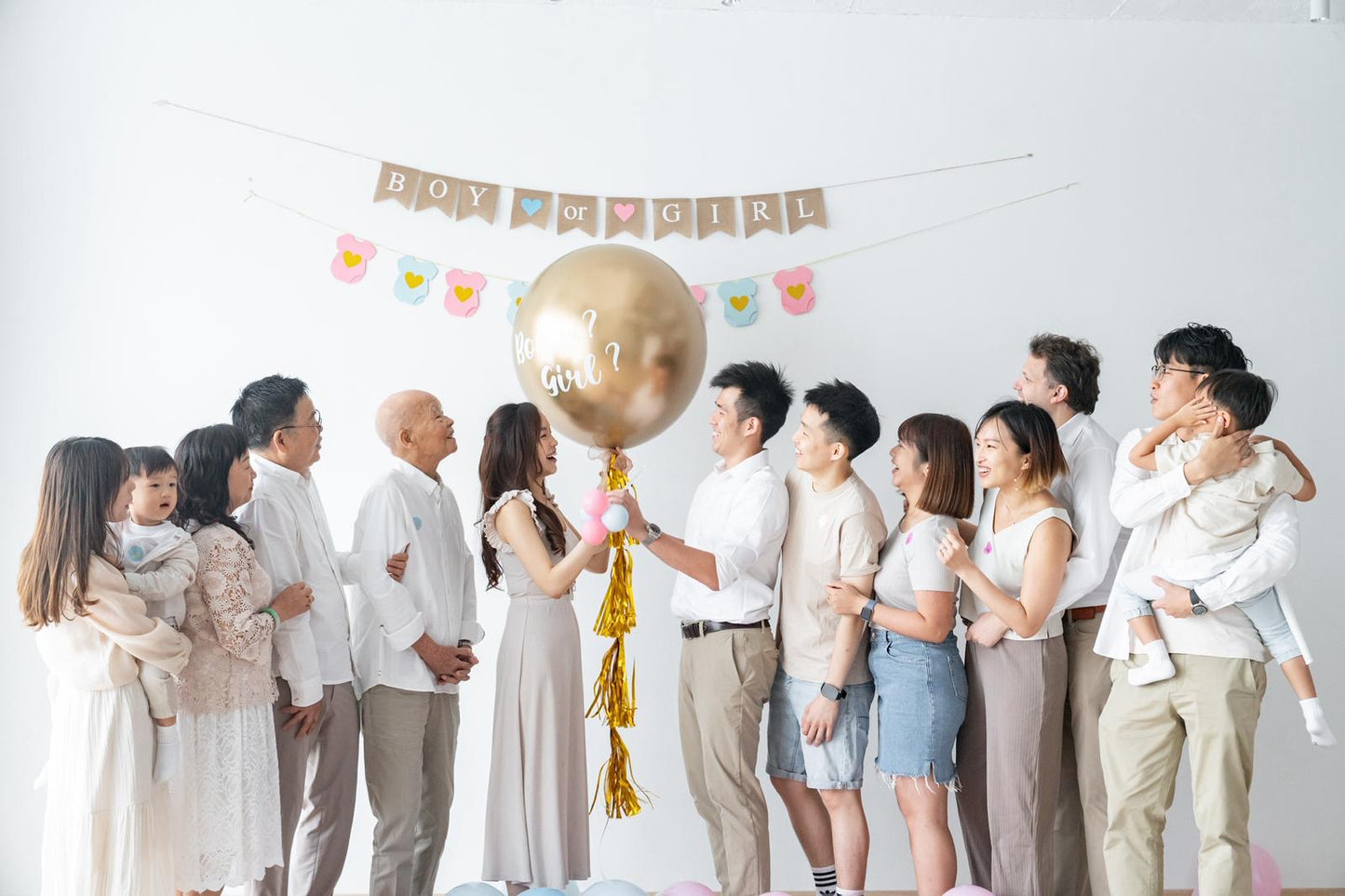 性別揭曉氣球Baby Gender Reveal popping Balloon