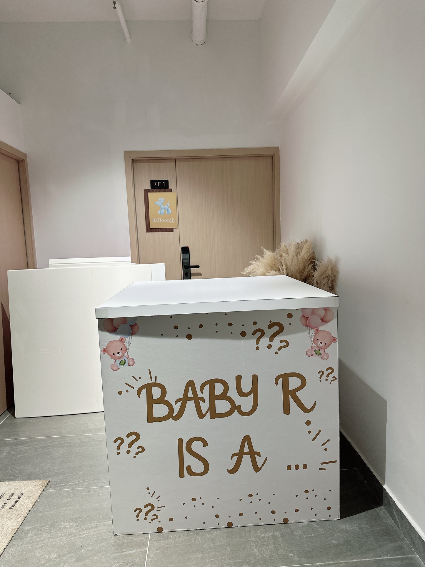 Baby Gender Reveal Suprise Box性別揭曉氣球盒子