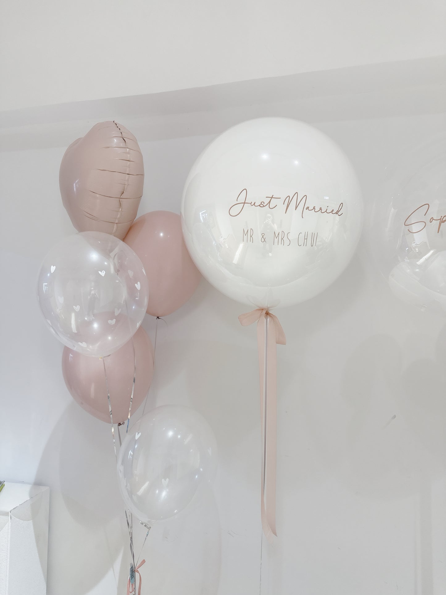 婚禮氣球串套裝 Wedding Balloon Bouquet Set