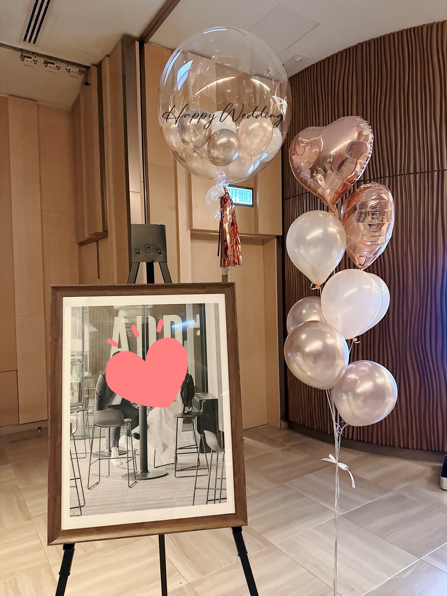 婚禮氣球串套裝 Wedding Balloon Bouquet Set