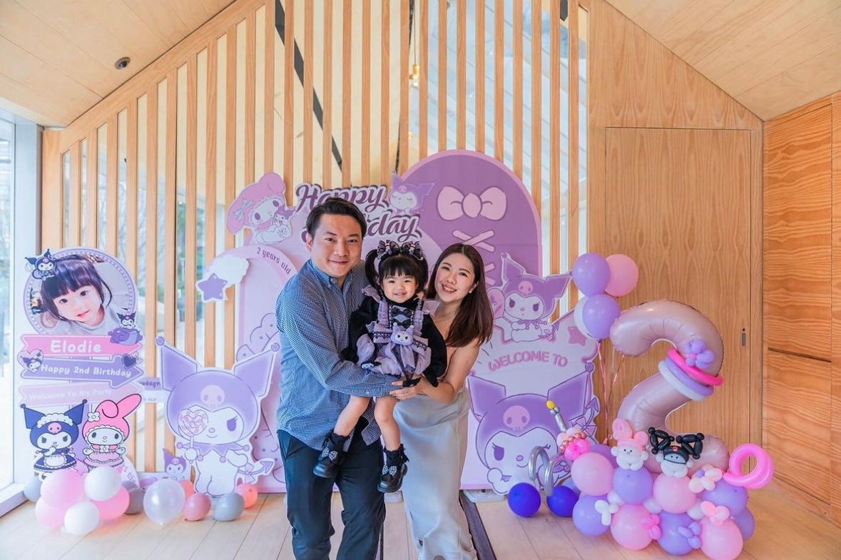Kuromi生日公仔氣球座 Kuromi Birthday Balloon Set