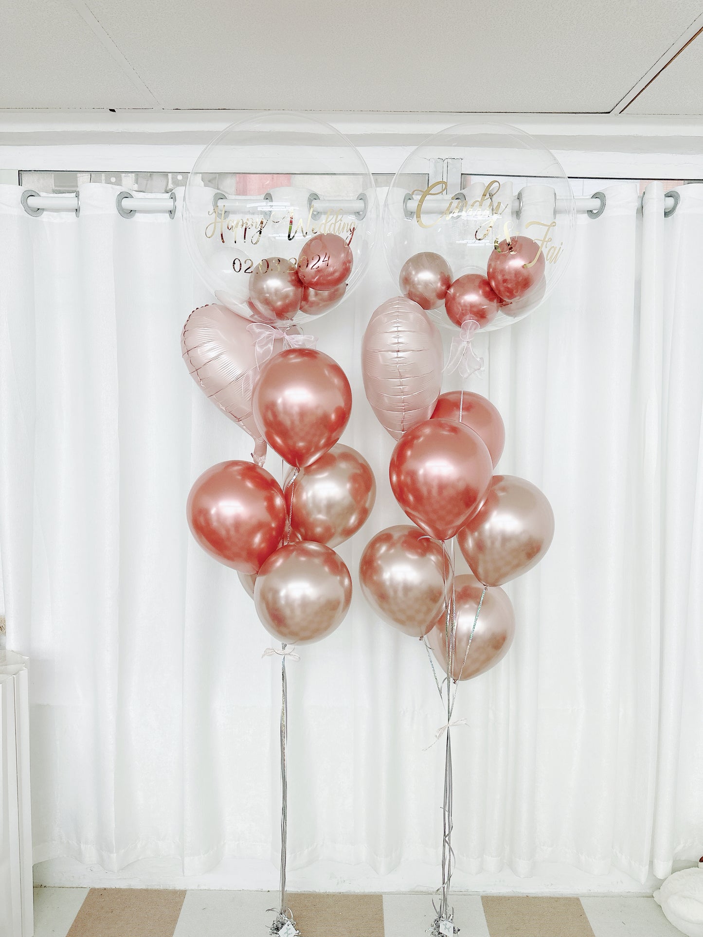 婚禮氣球串套裝 Wedding Balloon Bouquet Set