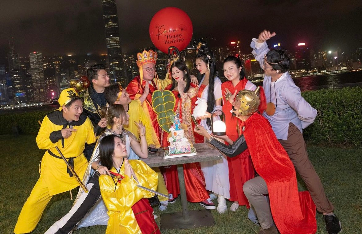 中國人風生日氣球佈置Chinese Style Birthday Balloon Deco