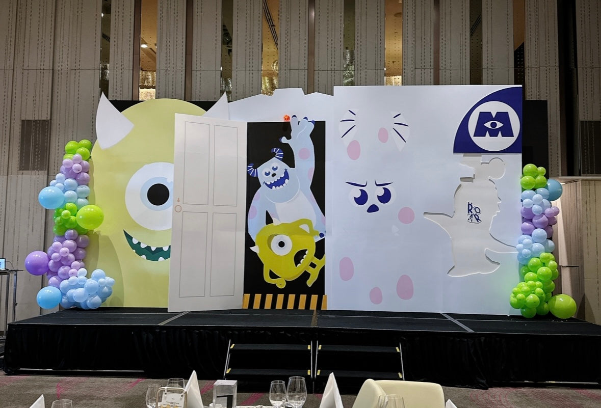 怪獸公司氣球佈置Monster University Balloon Deco