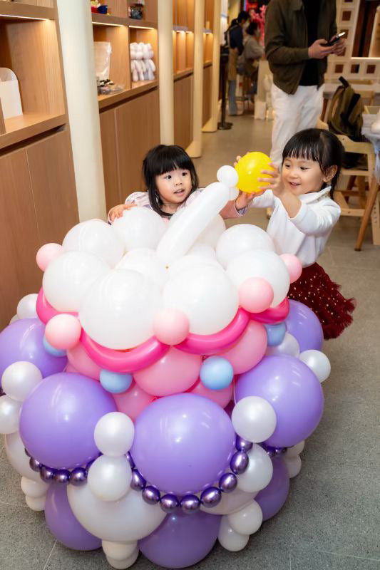 生日氣球蛋糕佈置Birthday Cake Balloon Deco