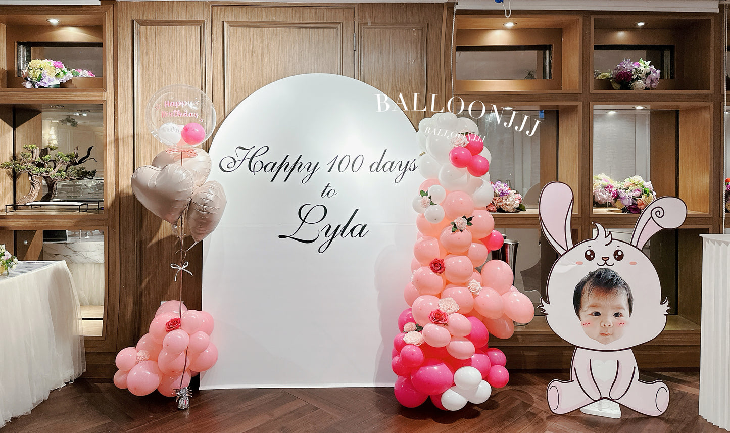 百日宴氣球佈置100 Days Balloon Deco
