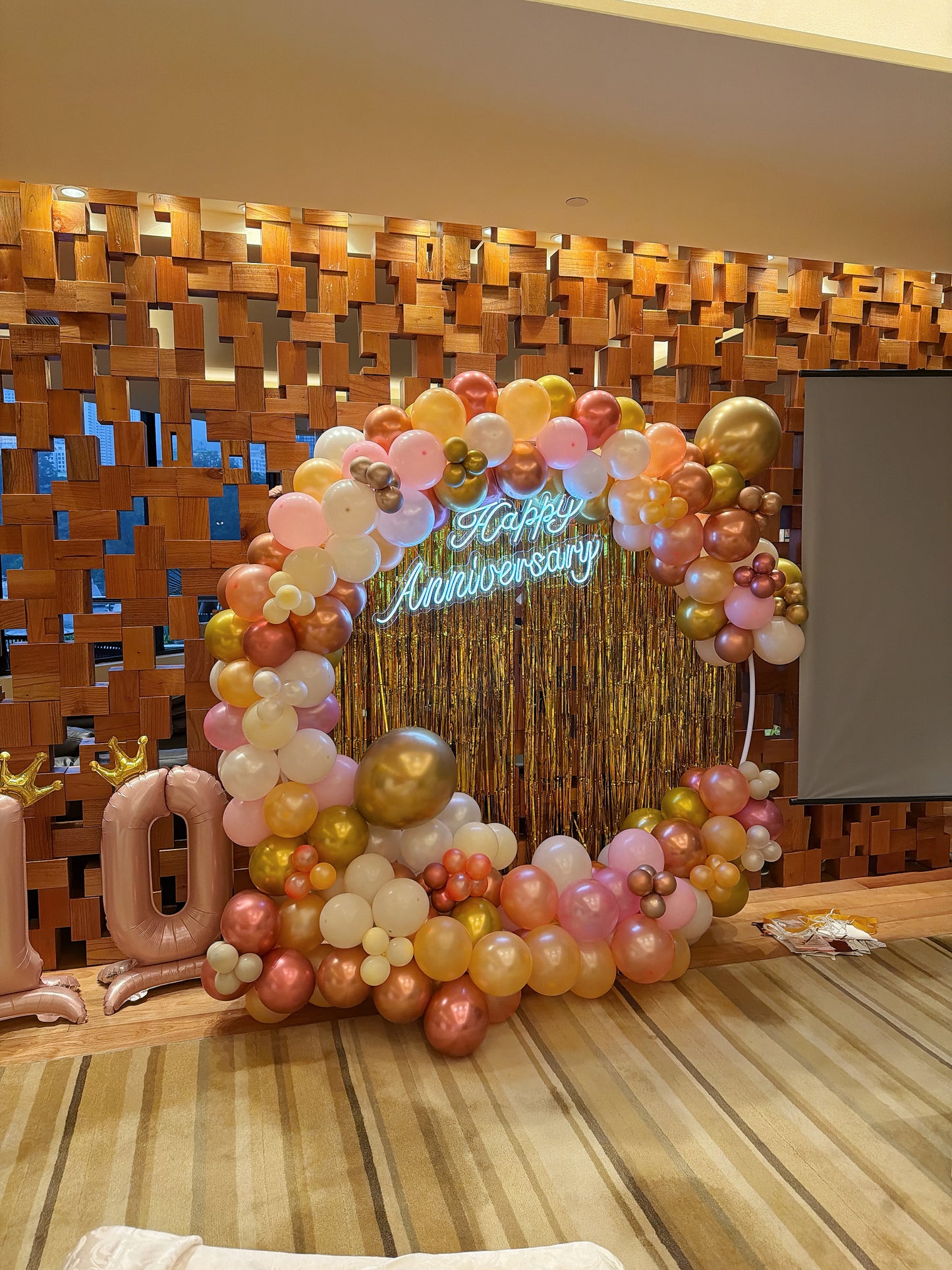 Anniversary氣球拱門 Anniversary Balloon Arch