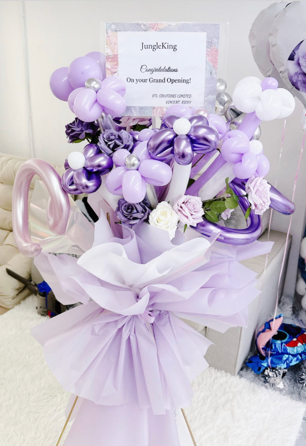 開張氣球花籃套裝Opening Balloon Bouquet Set
