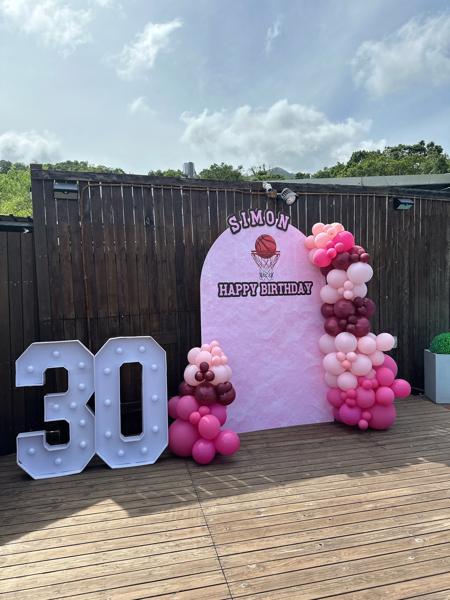 生日氣球佈置Birthday Balloon Deco