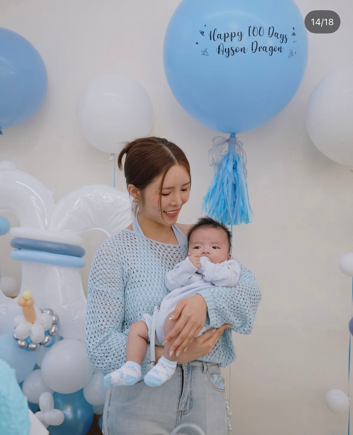 100日氣球串套裝 100 Days Balloon Bouquet Set