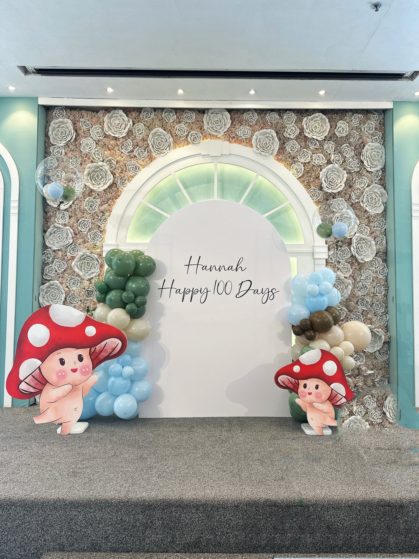 百日宴氣球佈置 100 Days Balloon Deco