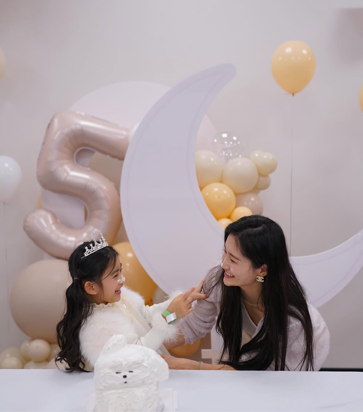小朋友月亮主題生日氣球佈置Birthday Balloon Deco