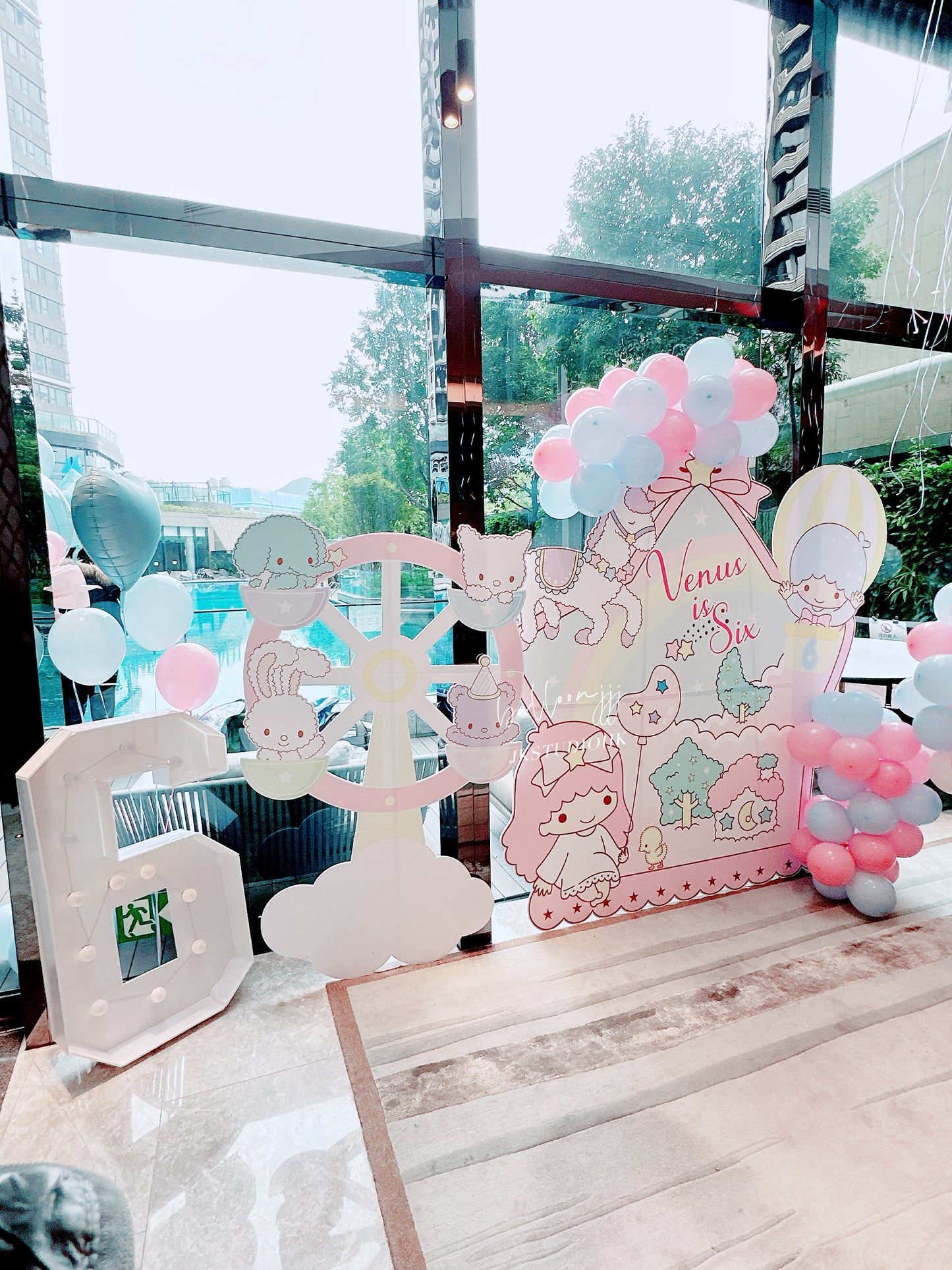 Little Twins Star氣球佈置 Little Twins Star Balloon Deco