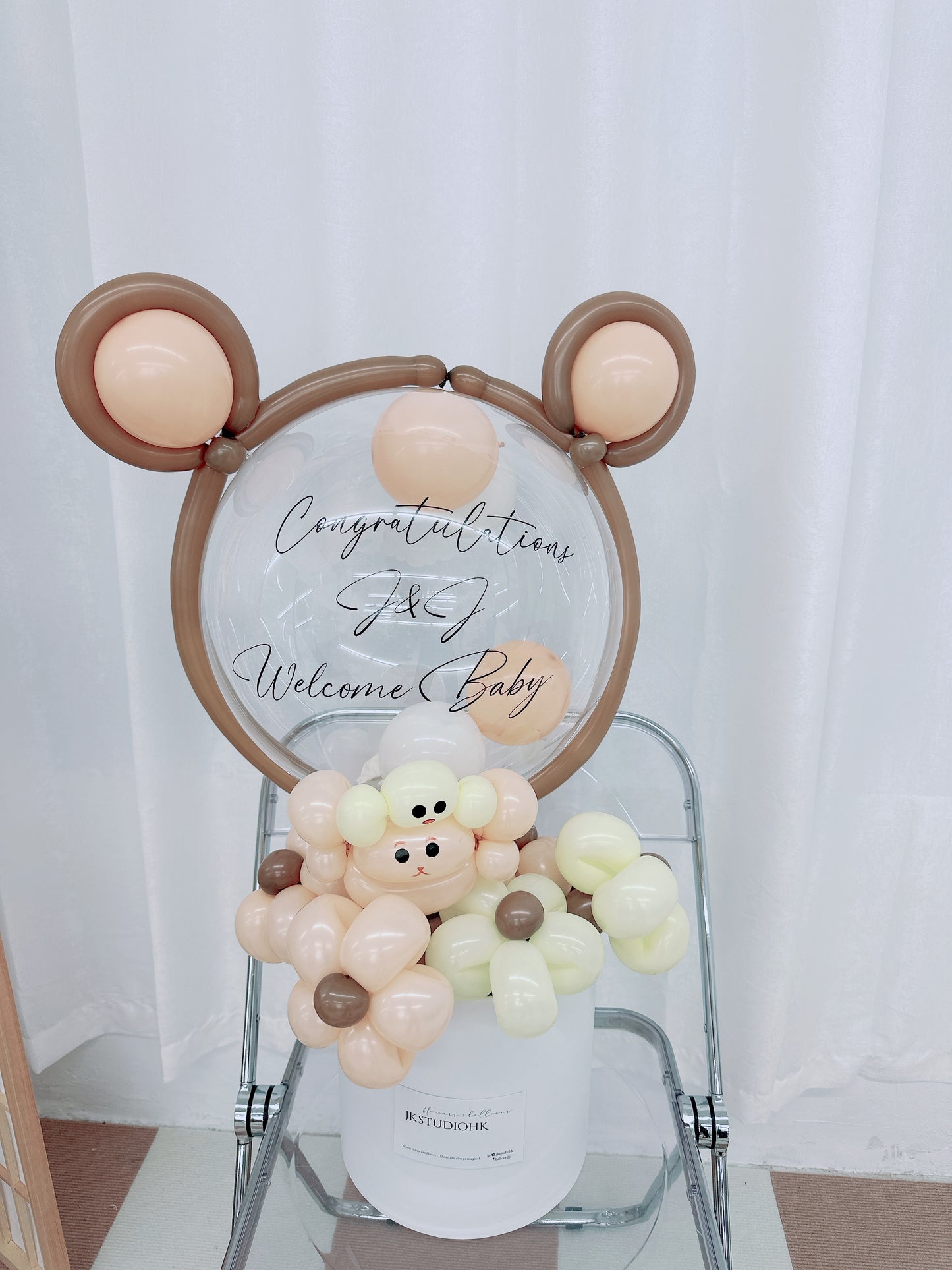 熊仔氣球花盒FlowerBalloon Box
