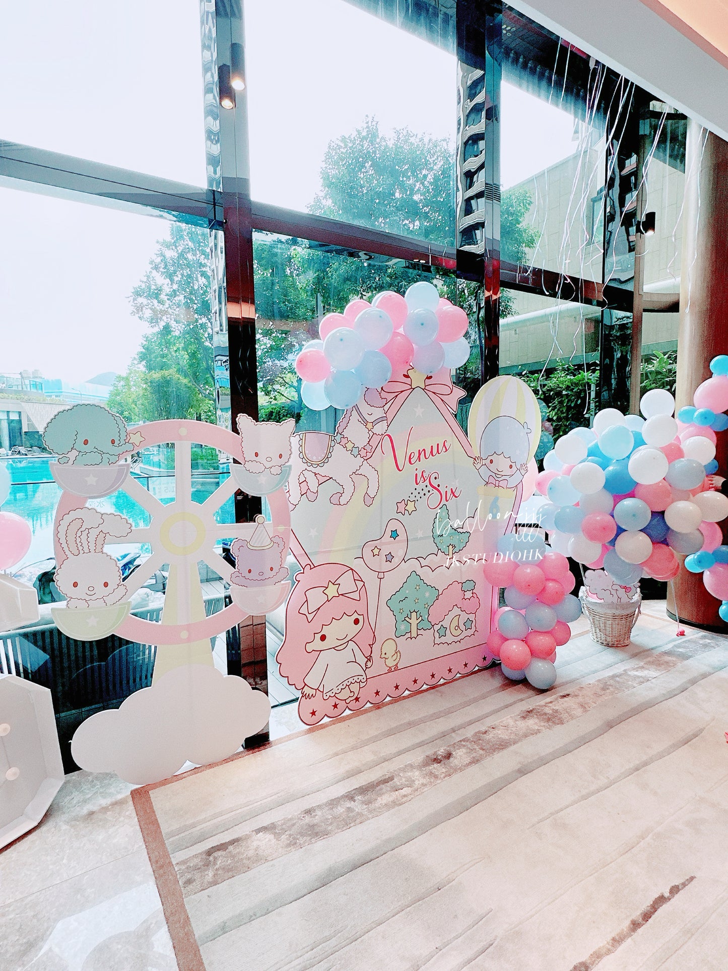 Little Twins Star氣球佈置 Little Twins Star Balloon Deco