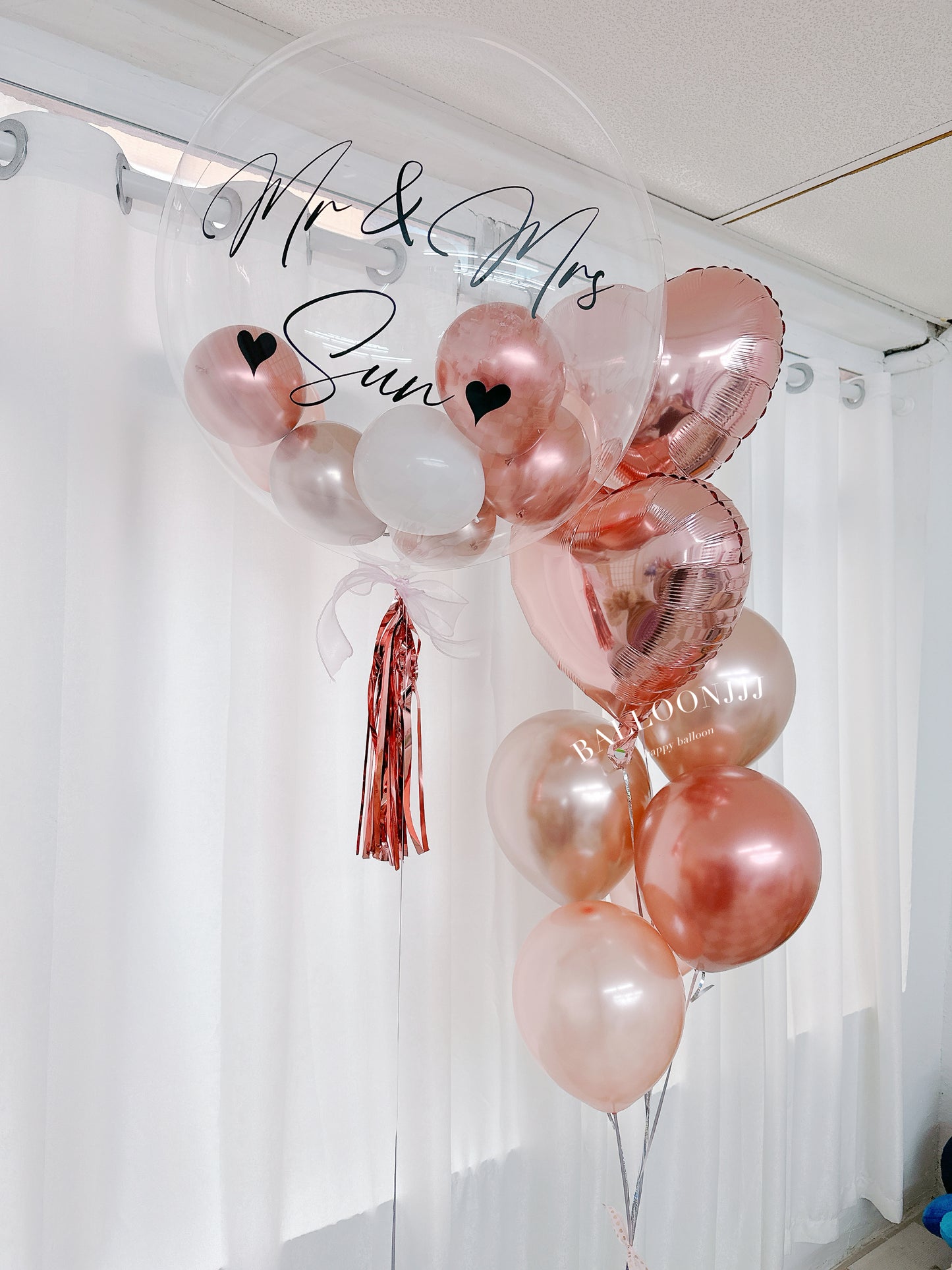 婚禮氣球串套裝 Wedding Balloon Bouquet