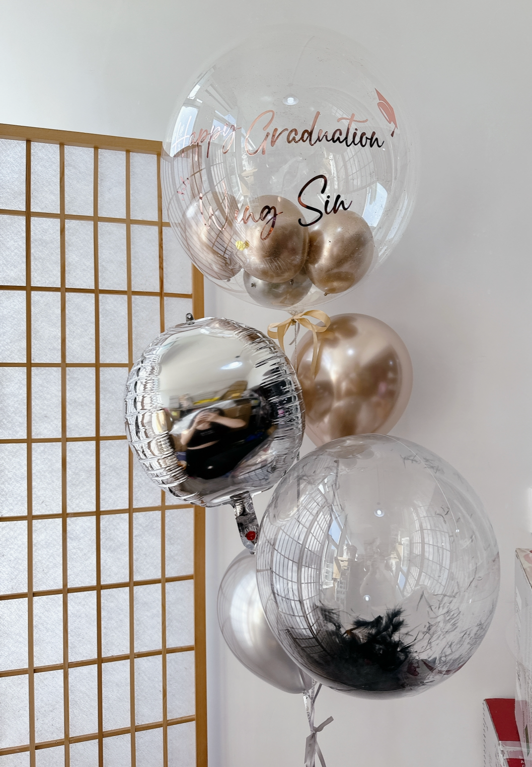 畢業氣球串套裝Graduation Balloon Bouquet Set