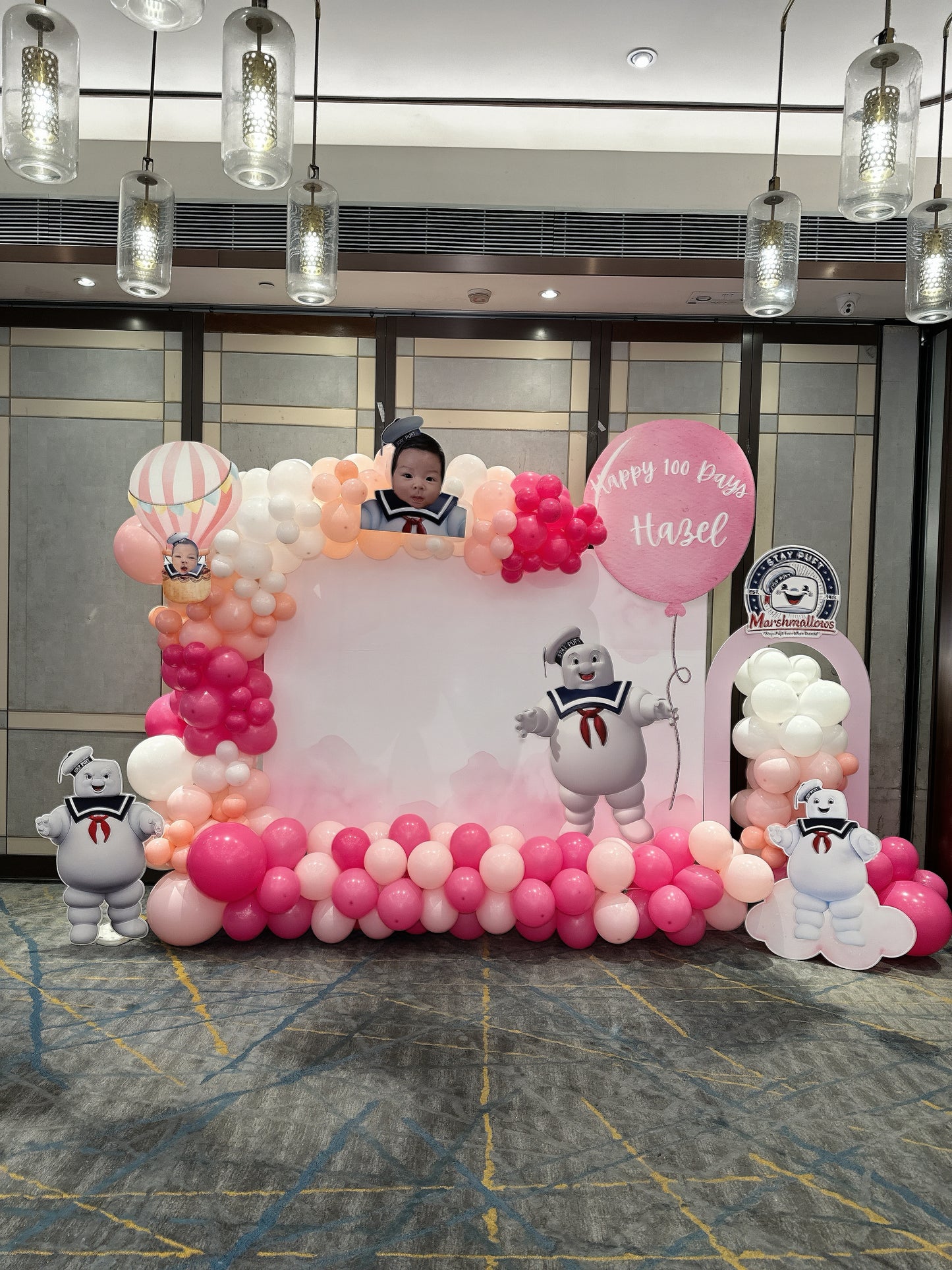 米芝蓮百日宴氣球佈置 Michelin 100 Days Balloon Deco