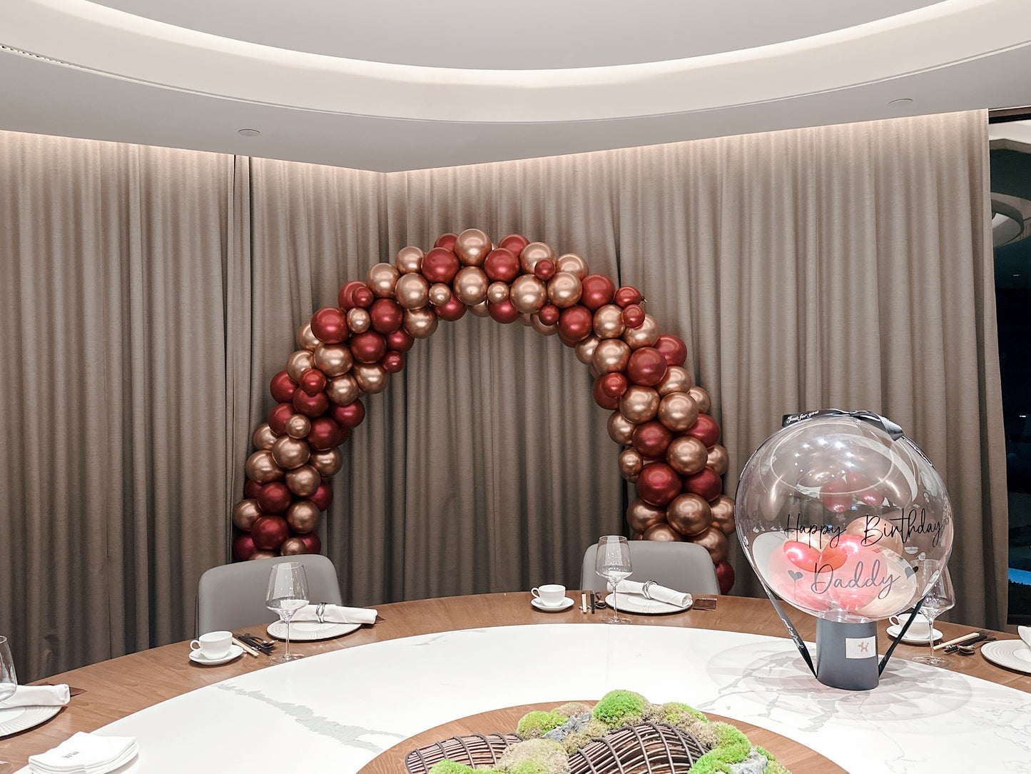 生日氣球拱門佈置Birthday Balloon Arch Deco