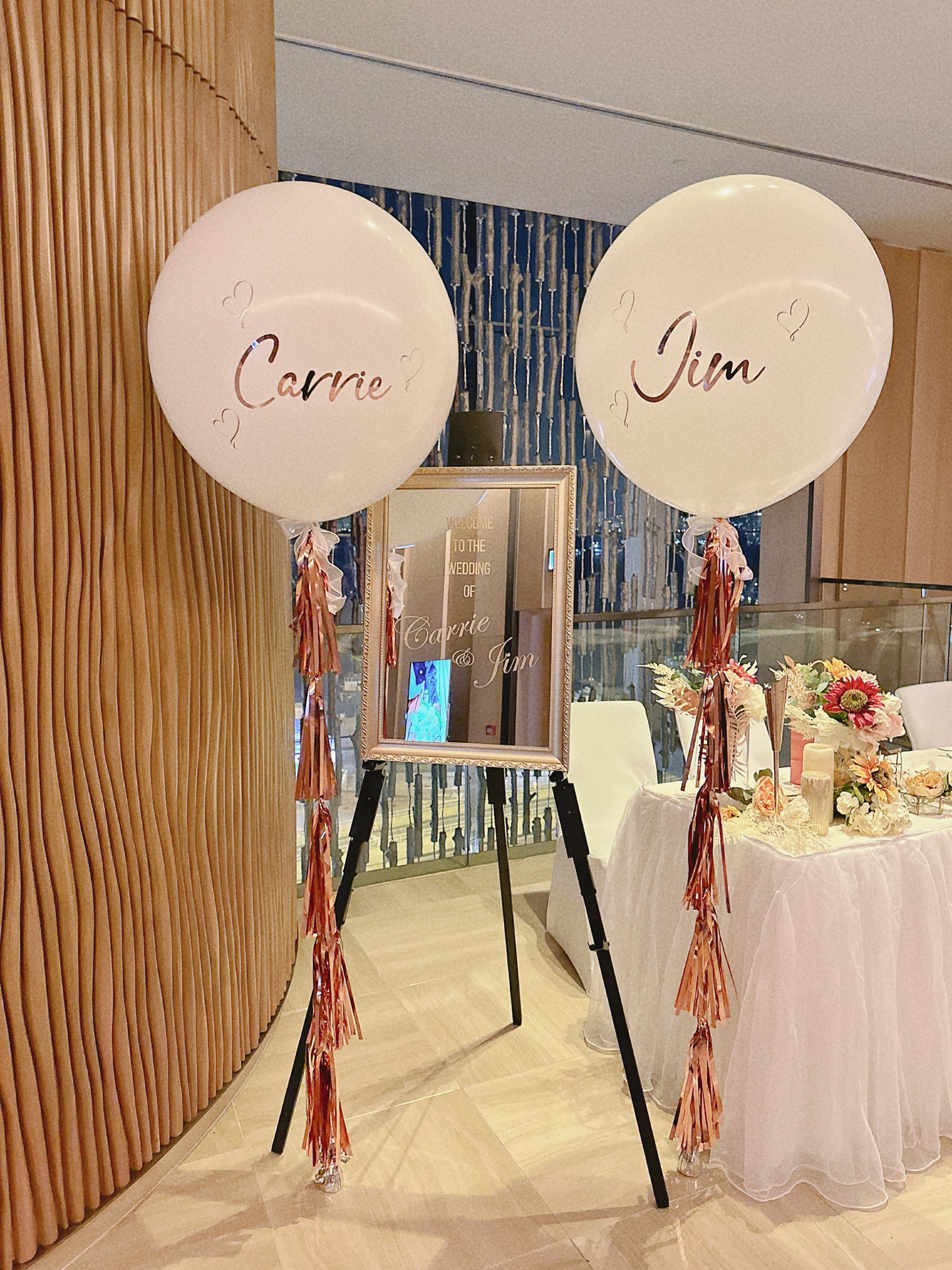 婚禮36吋大氣球套裝 MR & MRS Balloon Bouquet Set