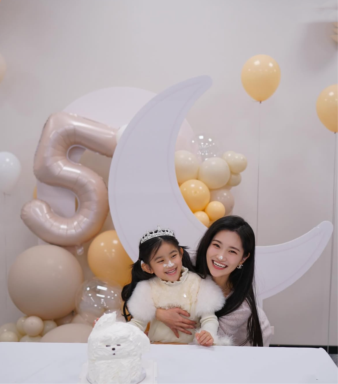 小朋友月亮主題生日氣球佈置Birthday Balloon Deco