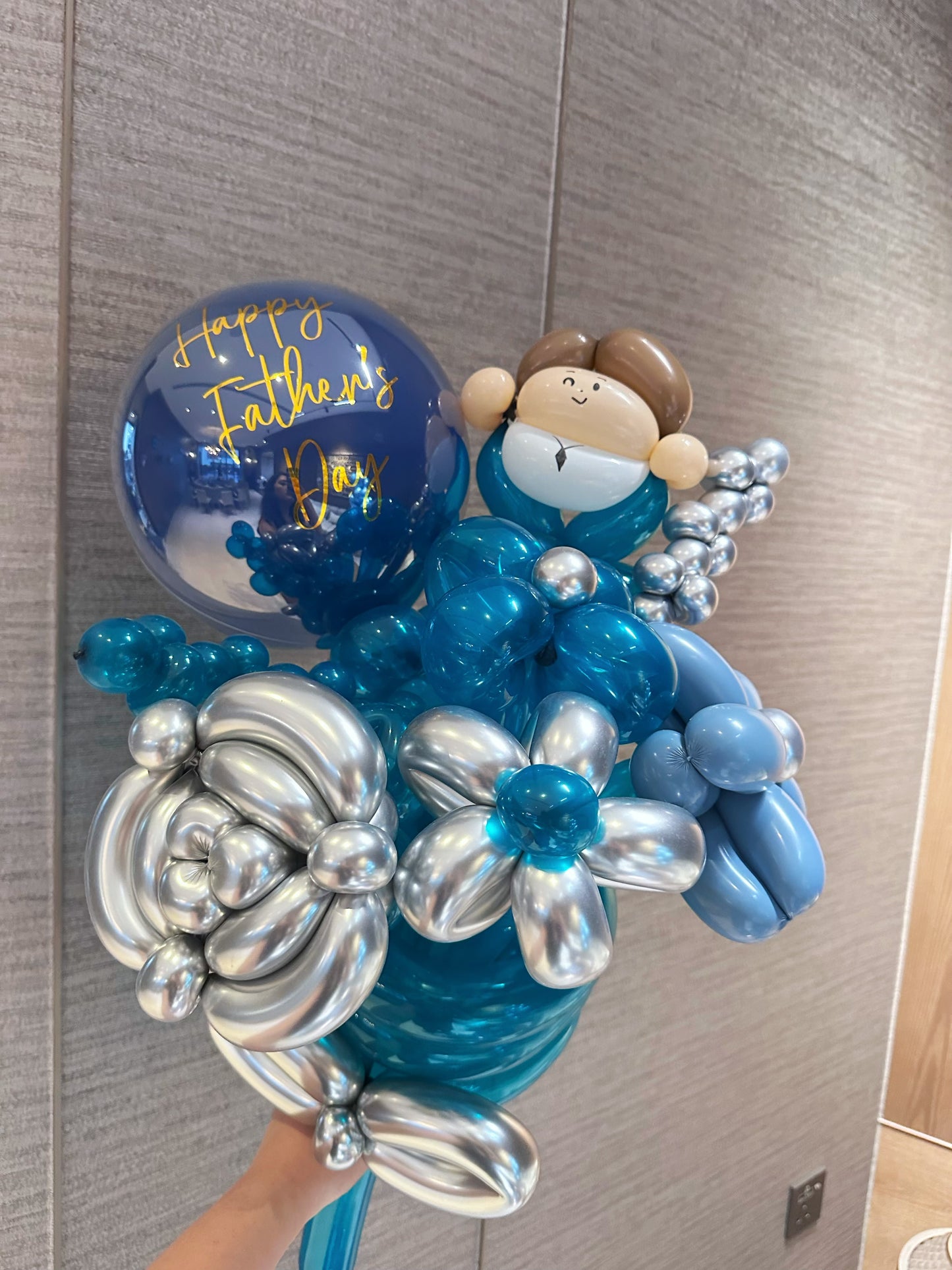 父親節氣球花束 Fther's Day Balloon Flower Bouquet