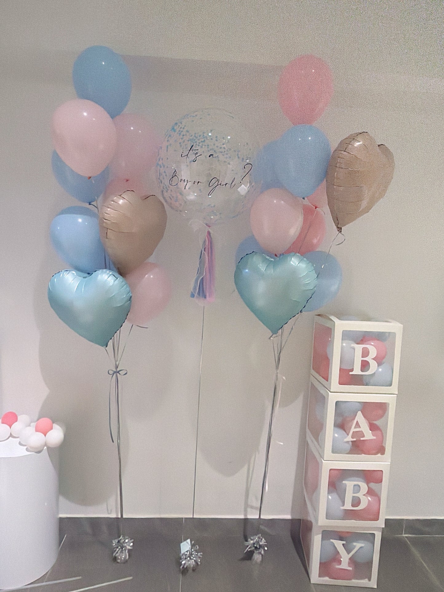 性別氣球串套裝Boy or Girl Balloon Bouquet Set