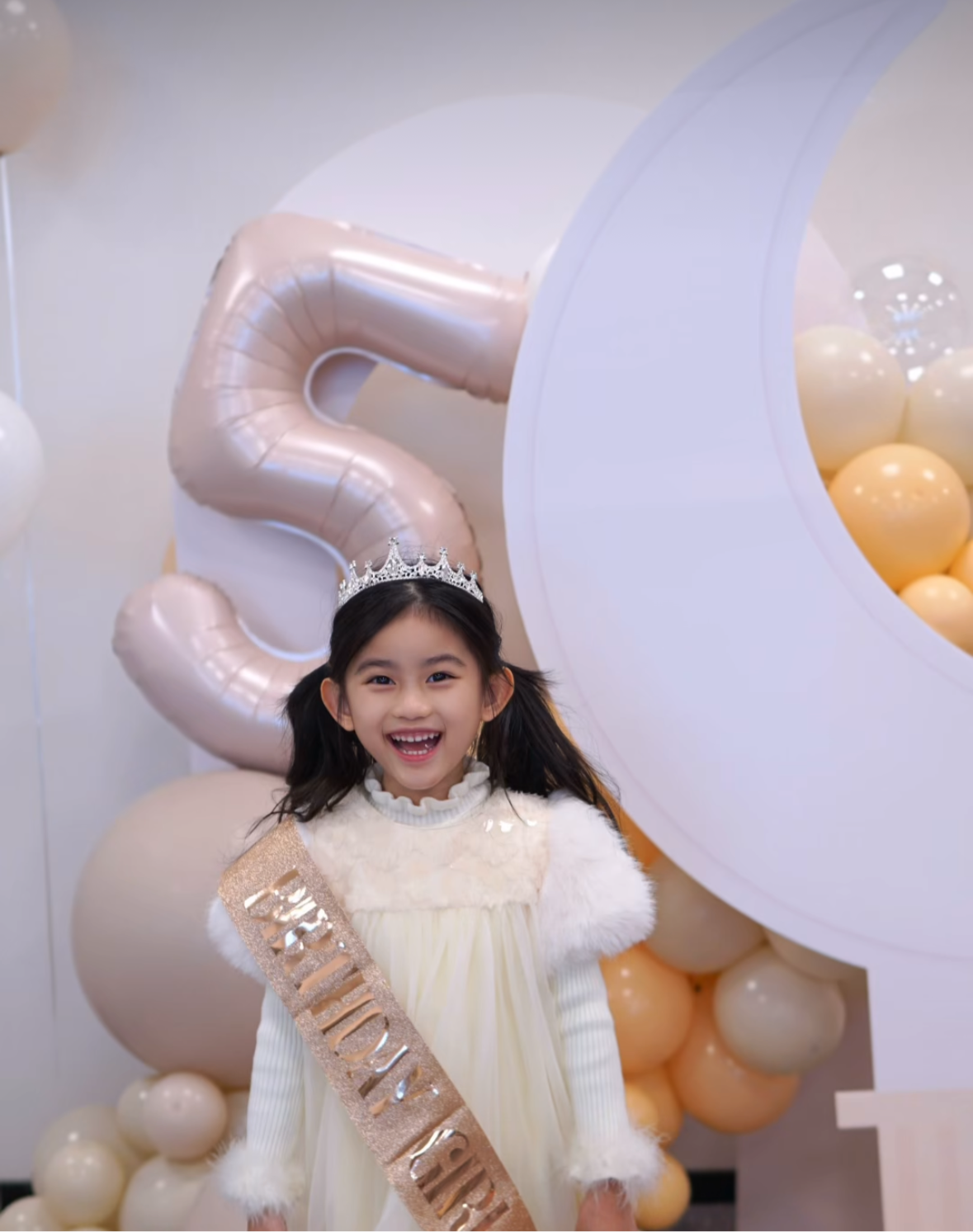 小朋友月亮主題生日氣球佈置Birthday Balloon Deco