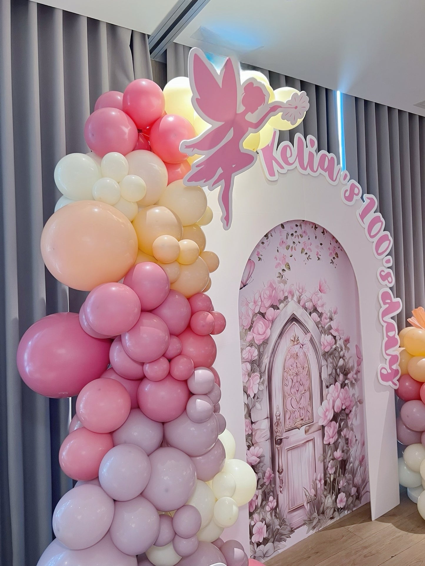 Fairy百日宴氣球佈置 100 Days Ballooin Deco