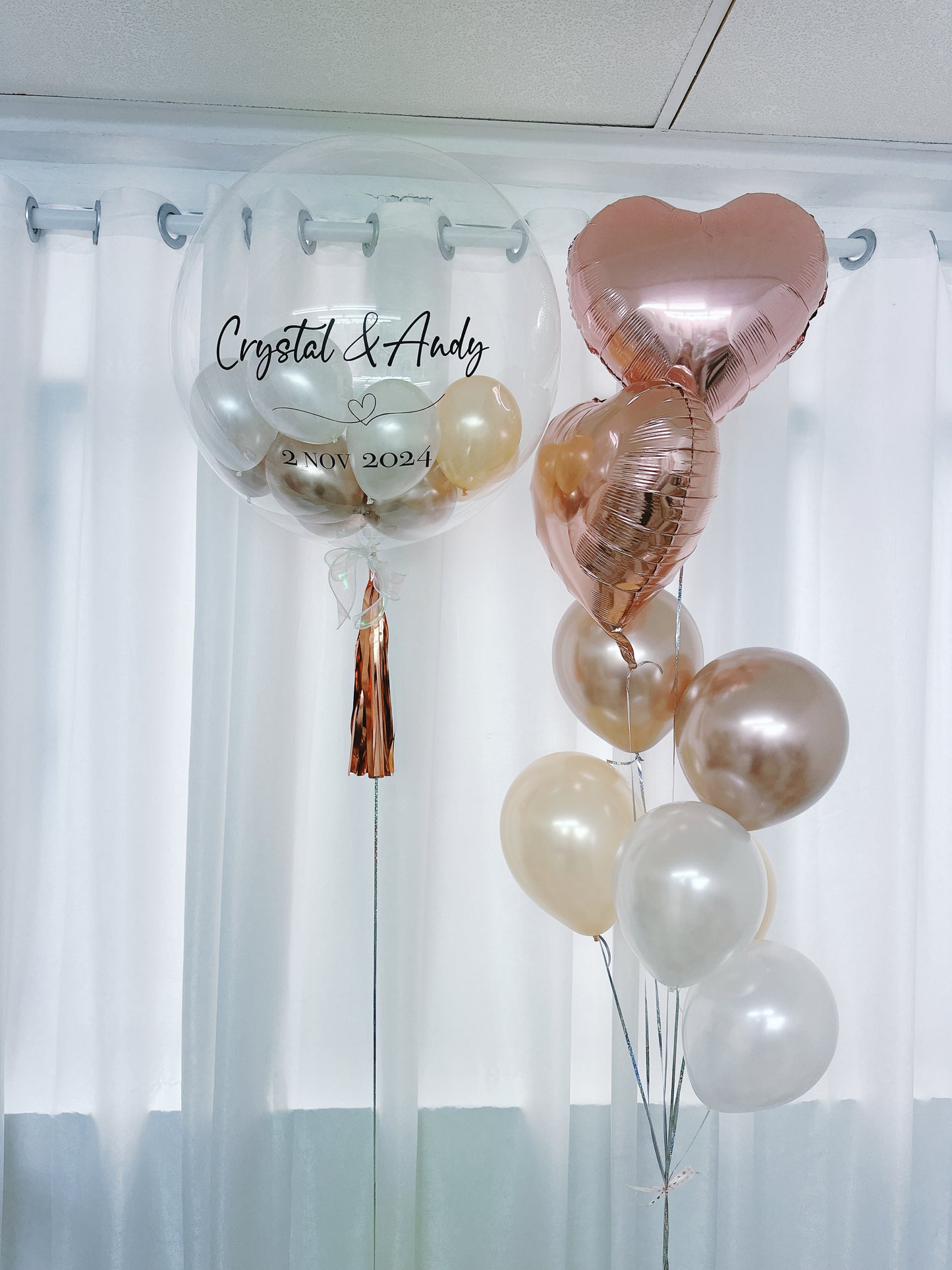 婚禮氣球串套裝 Wedding Balloon Bouquet