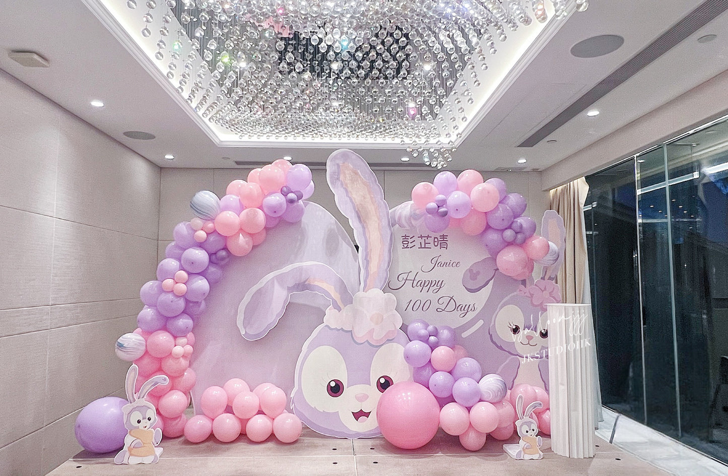 StellaLou百日宴佈置100 Days Balloon Deco