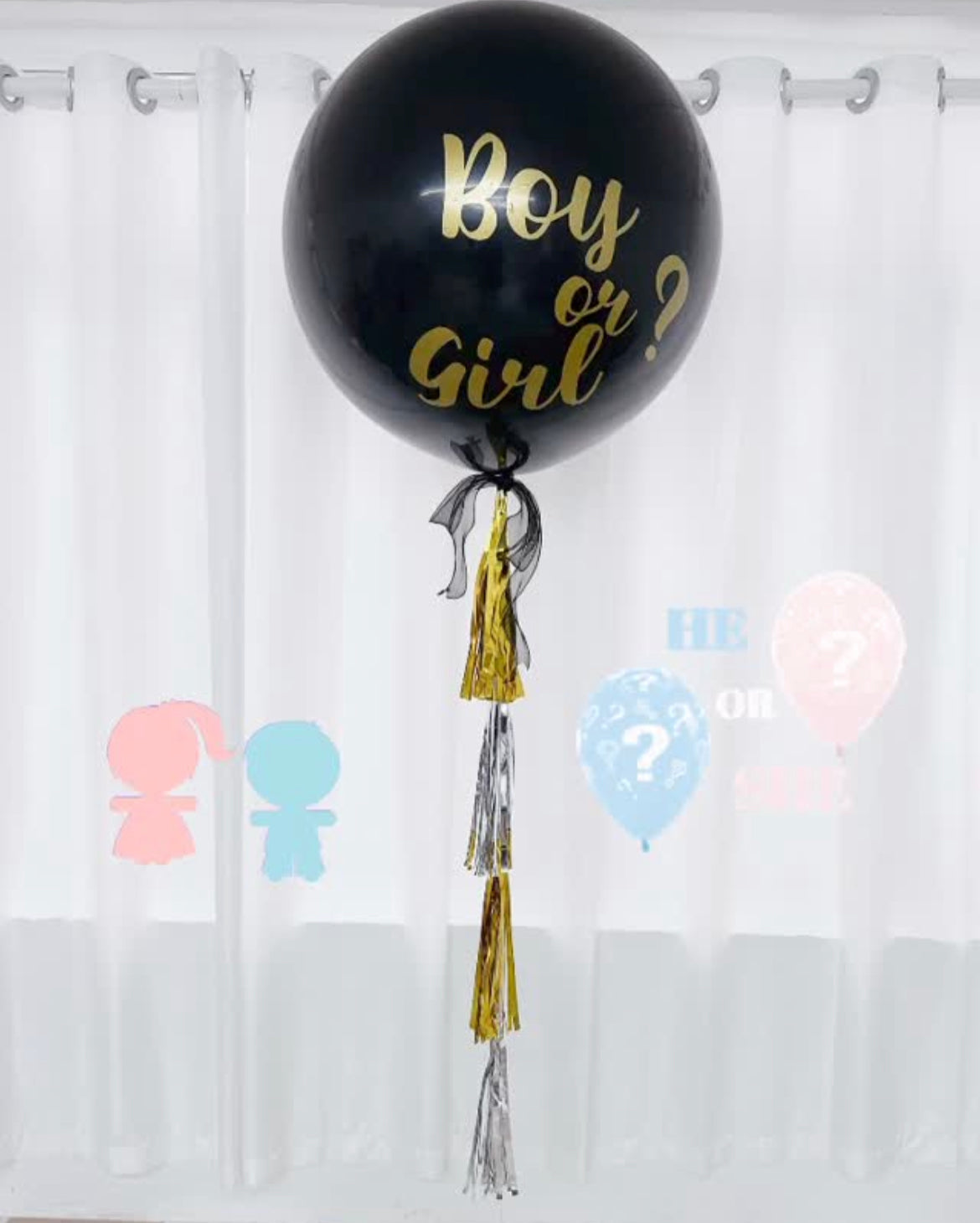 性別揭曉氣球套裝Baby Gender Reveal Balloon