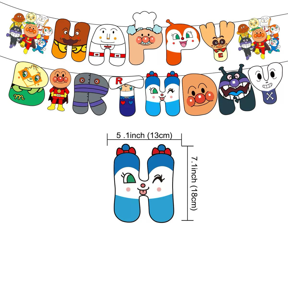 麵包超人氣球材料包 Anpanman Balloon package