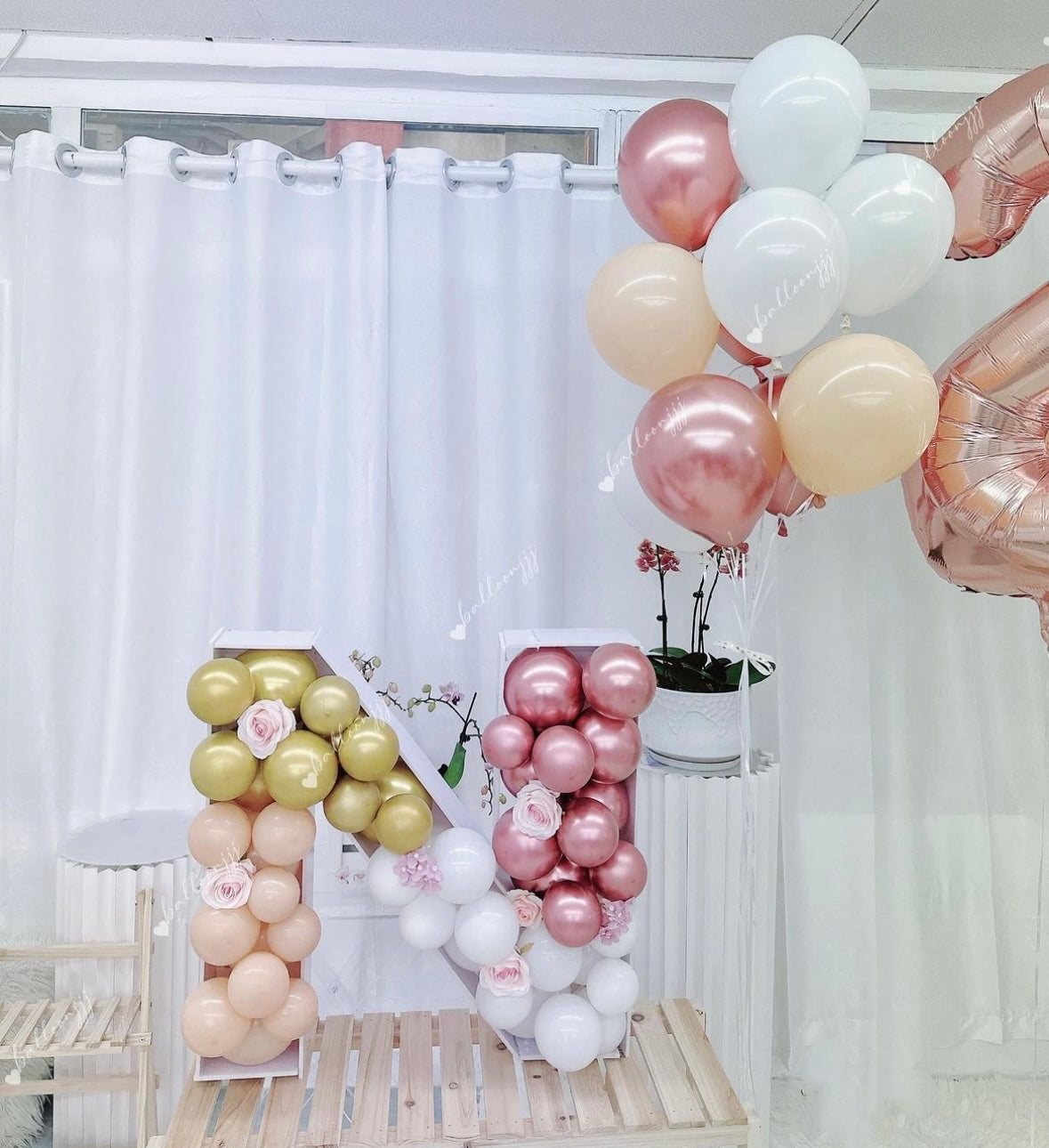 生日字母氣球造型套裝Alphabet Birthday Balloon Set