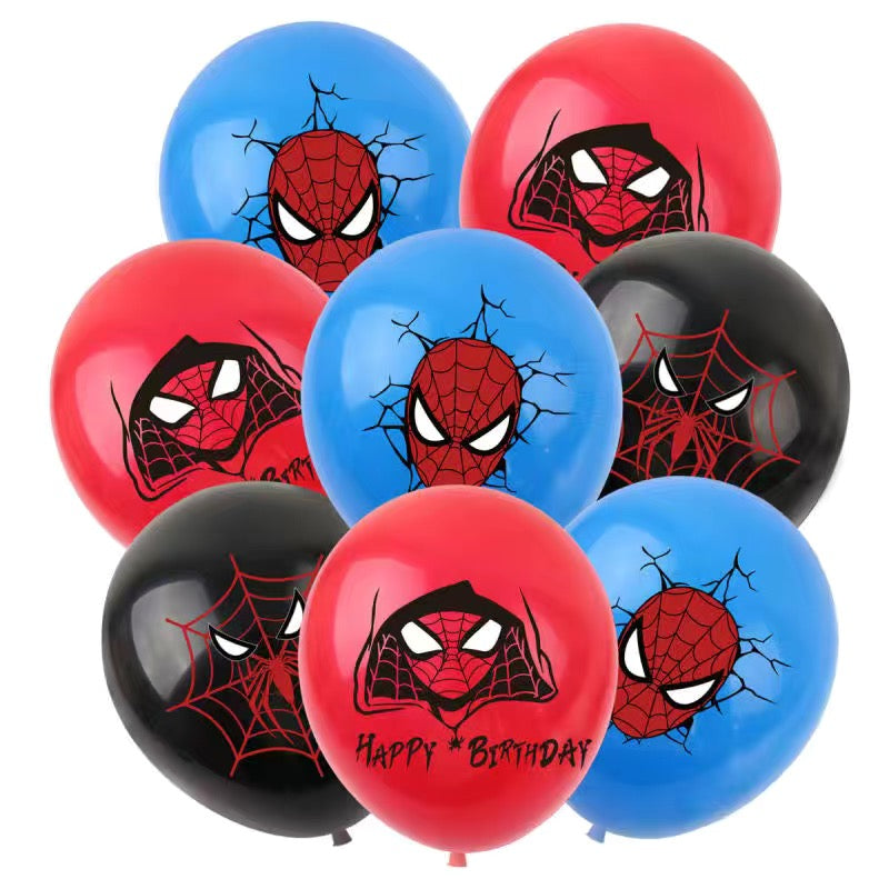 Spider Man主題生日氣球材料包