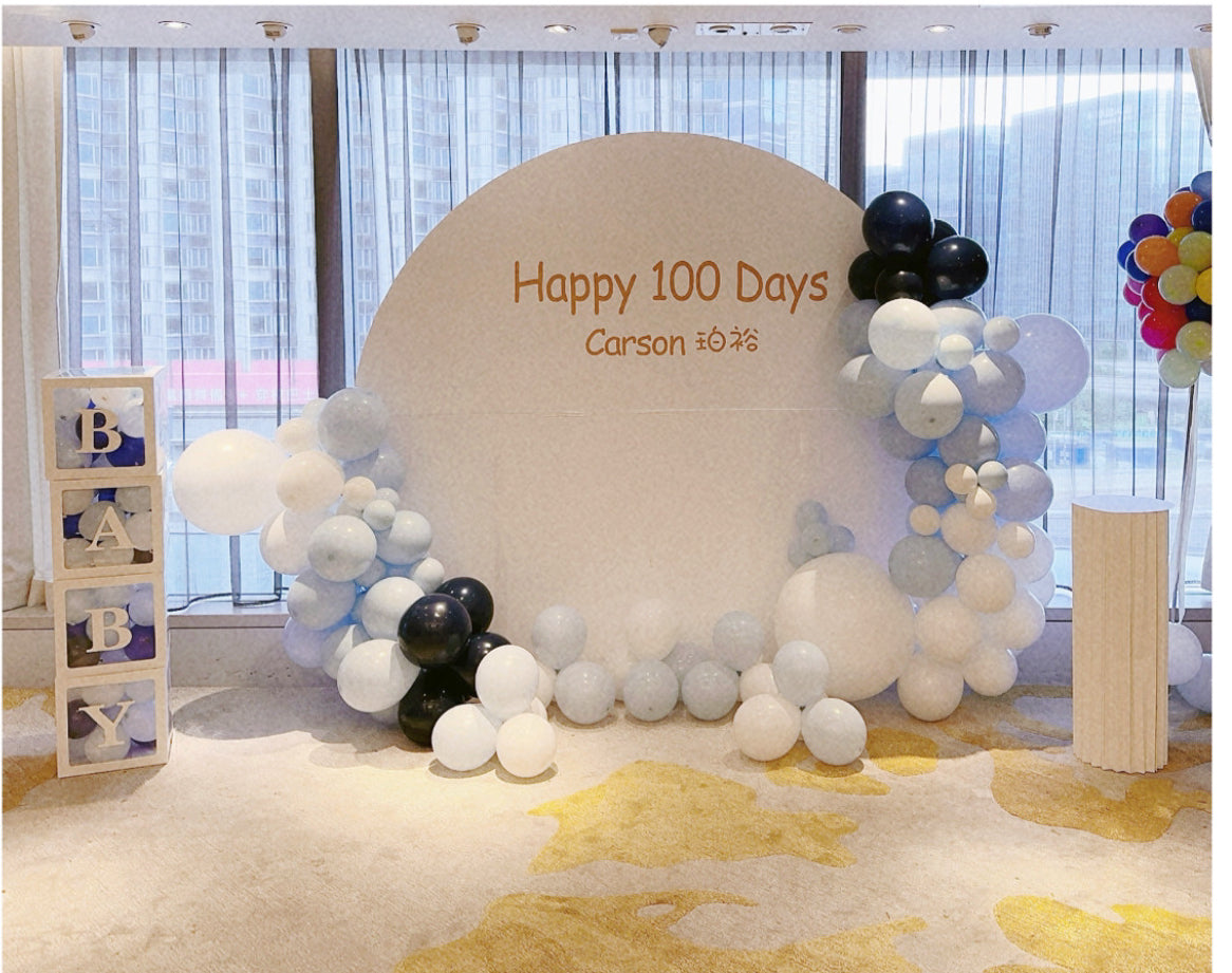 百日宴氣球佈置100 Days Balloon Deco