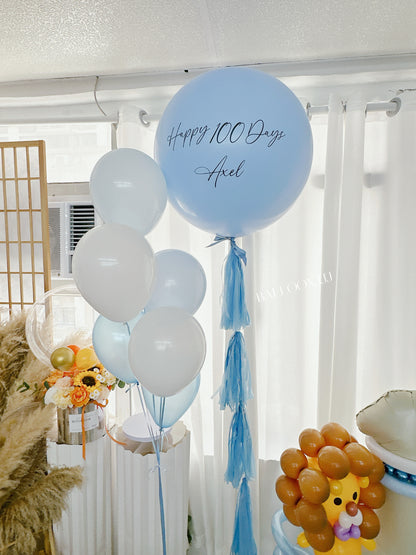 100日獅子bb氣球座 100 Days Lion Theme Balloon Set